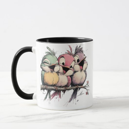 Mug Oiseaux fantaisistes (Gauche)
