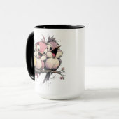 Mug Oiseaux fantaisistes (Devant gauche)