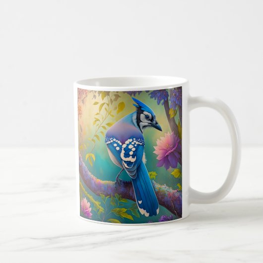 Mug Oiseaux Fantastiques Geai Bleu (Droite)