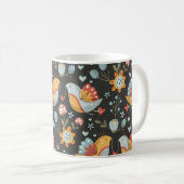 Mug Oiseaux Fleurs Bohème Amour Motif (Devant droit)