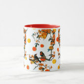 MUG OISEAUX FLEURS ET PEINTURE FRUITIÈRE MODERNE COMBO (Centre)