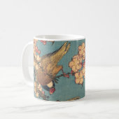 Mug Oiseaux Fleurs Hokusai Art Japonais (Devant gauche)