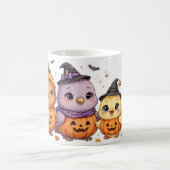 Mug Oiseaux Halloween, Mignon (Centre)