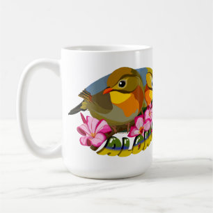 MUG OISEAUX LEIOTHRIX À BILLE ROUGE—ALOHA