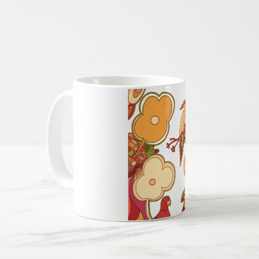 Mug Oiseaux lunaires (Devant gauche)