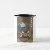 Mug Oiseaux Mahjong jouant au jeu (Centre)