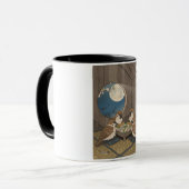 Mug Oiseaux Mahjong jouant au jeu (Devant gauche)