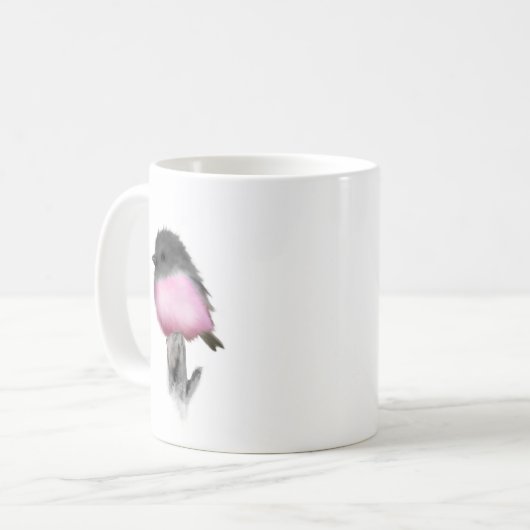 Mug Oiseaux-mouettes roses (Devant gauche)