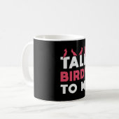 Mug Oiseaux observer Retro Parler Birdy à moi Oiseau W (Devant gauche)