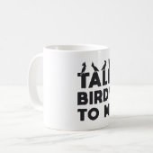 Mug Oiseaux observer Retro Parler Birdy à moi Oiseaux (Devant gauche)