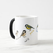 Mug Oiseaux – Oiseaux de Jardin Tasse à Café Aquar (Devant gauche)
