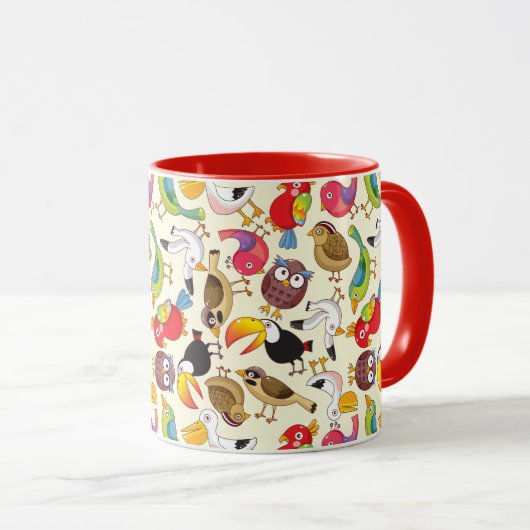 Mug Oiseaux, Oiseaux et Encore des Oiseaux (Devant droit)