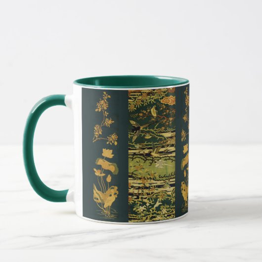 Mug Oiseaux, Phoenix Flower Branches Lotus Flower (Gauche)
