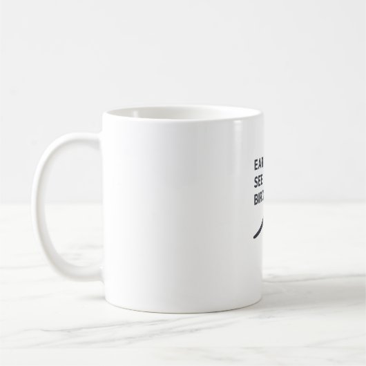 Mug Oiseaux primitifs Voir Oiseaux précoces - Drôle Oi (Gauche)