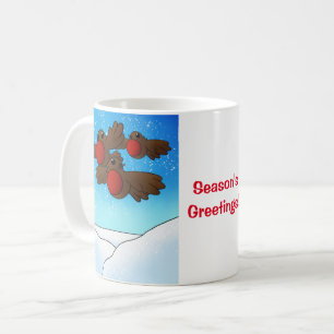 Mug Oiseaux Robin de Noël
