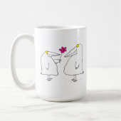 Mug Oiseaux romantiques (Gauche)