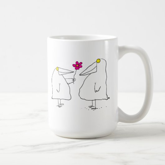Mug Oiseaux romantiques (Droite)