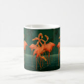 Mug Oiseaux sauvages vintages, Flamants roses roses tr (Centre)