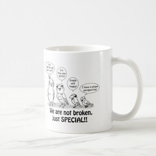Mug Oiseaux spéciaux du besoin (Droite)