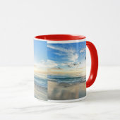 Mug oiseaux sur la plage (Devant droit)