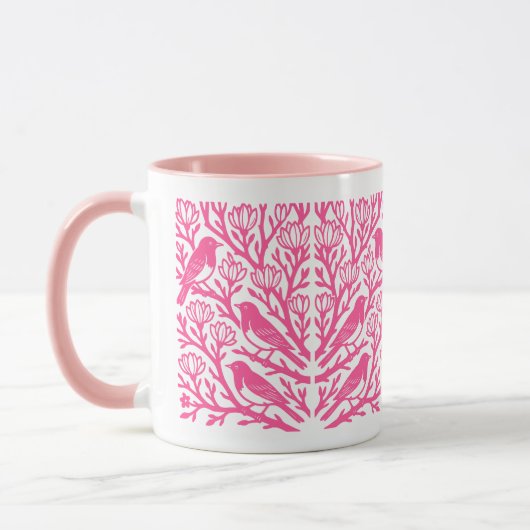 Mug Oiseaux Sur Un Arbre (Gauche)