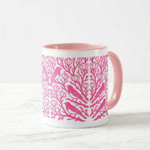 Mug Oiseaux Sur Un Arbre
