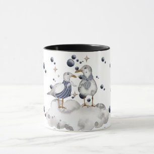 Mug Oiseaux Sur Une Plage