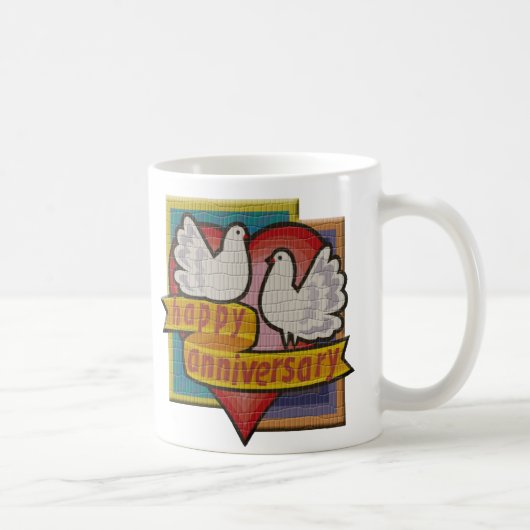 MUG OISEAUX T D'ANNIVERSAIRE (Droite)