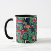 Mug Oiseaux tropicaux dans des couleurs lumineuses (Gauche)