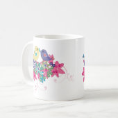 Mug Oiseaux, verre (Devant gauche)