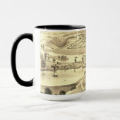 Mug Oiseaux Vue oeil Carpentersville Illinois 1871 Lit (Gauche)