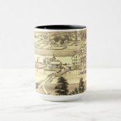 Mug Oiseaux Vue oeil Carpentersville Illinois 1871 Lit (Centre)