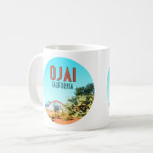Mug Ojai California Succulent Cactus Vintage (Devant gauche)