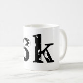 Mug OK おk ~ Japonais Katakana (Devant droit)