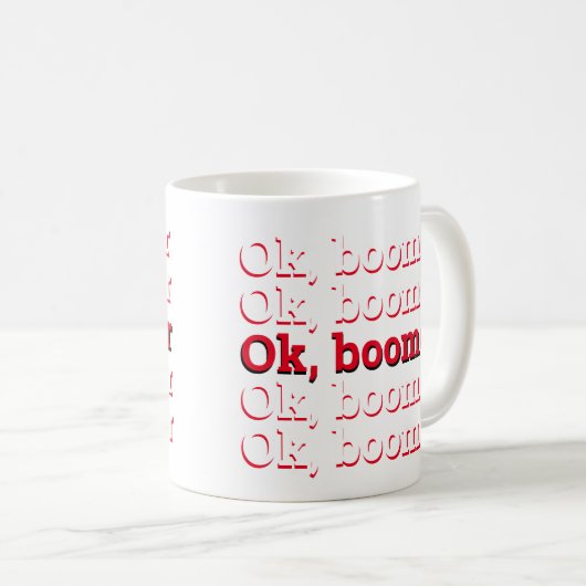 Mug OK Boomer (Devant droit)