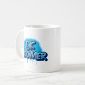 Mug Ok Boomer en Graffiti bleu (Devant gauche)