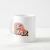 Mug Ok Boomer en Graffiti Rouge (Devant gauche)