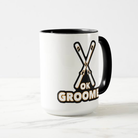 Mug Ok Groomer Skis (Devant droit)
