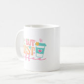 Mug Ok, mais premier café, super (Devant gauche)