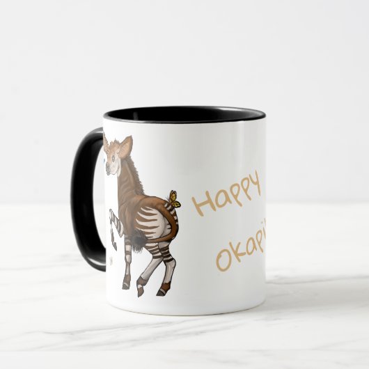 Mug Okapi heureux ! (Devant gauche)