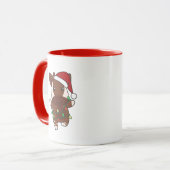 Mug Okapi Noël Animaux d'hiver Vacances Okapis (Devant gauche)