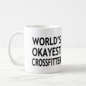 Mug Okayest Crossfitter du monde drôle (Gauche)