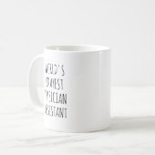 Mug Okayest Physicien Assistant Funny PA (Devant gauche)