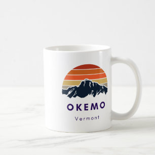 Mug Okemo Vermont Ski Snowboard Randonnées Cadeaux Pou