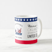 Mug Oklahoma City, Oklahoma, États-Unis élégant (Devant droit)