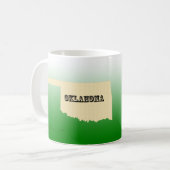 Mug - Oklahoma State Map avec la ville (Devant gauche)