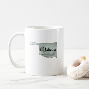 Mug Oklahoma State Outline Peinture