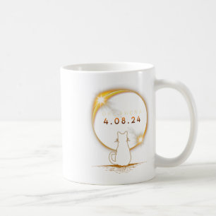 Mug Oklahoma Total Éclipse Solaire 2024 Cat Éclips Sol