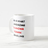 Mug oklahoma woman, awesome (Devant gauche)