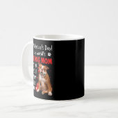 Mug Old English Bulldog Dog Mom Valentines Day Fu  (Devant gauche)